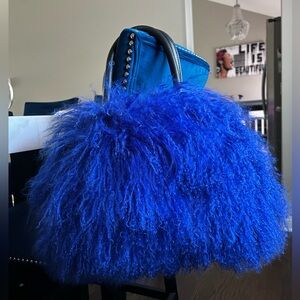 Volare New York Tibetan Lamb Fur Bag